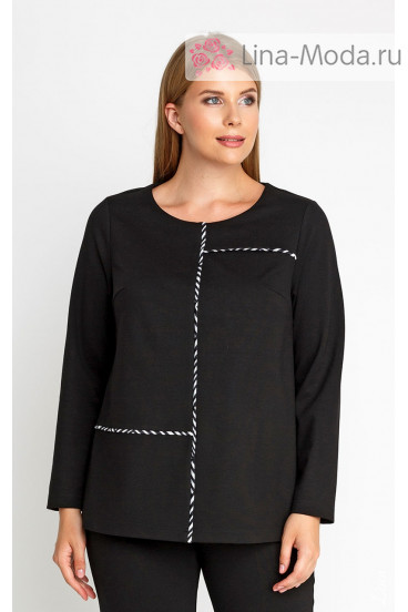 Блуза "Лина" 4164 (Черный)