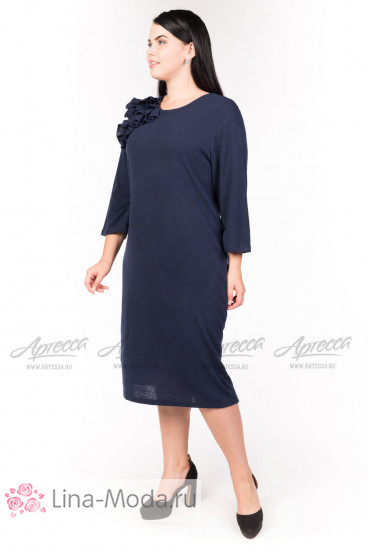 Платье "Артесса" PP02106DBL00 (Синий темный)